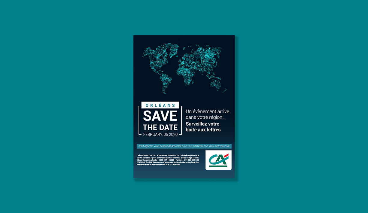 Design d'un save the date emailing