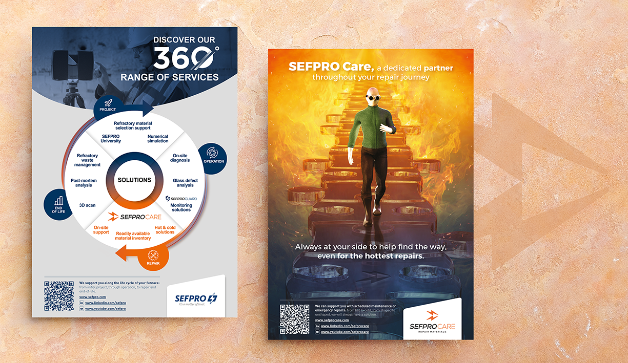 SEFPRO visuels publicités magazine