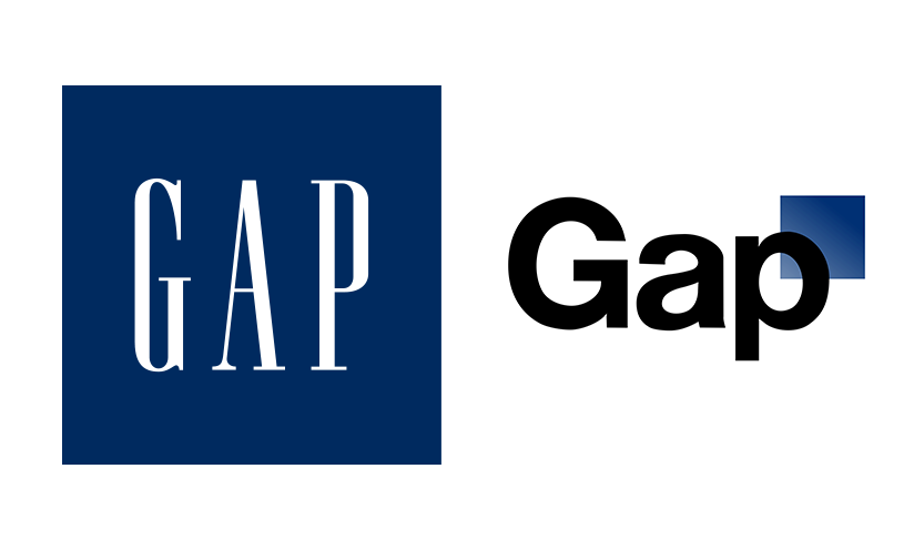 évolution logos GAP