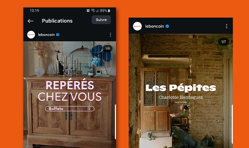 5 marque sur Instagram